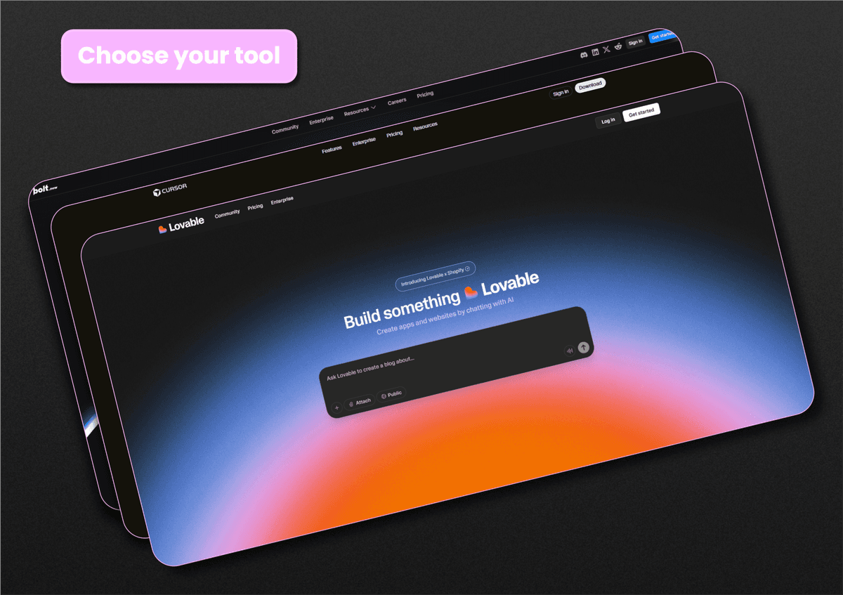 VibeCode IDEs screenshot